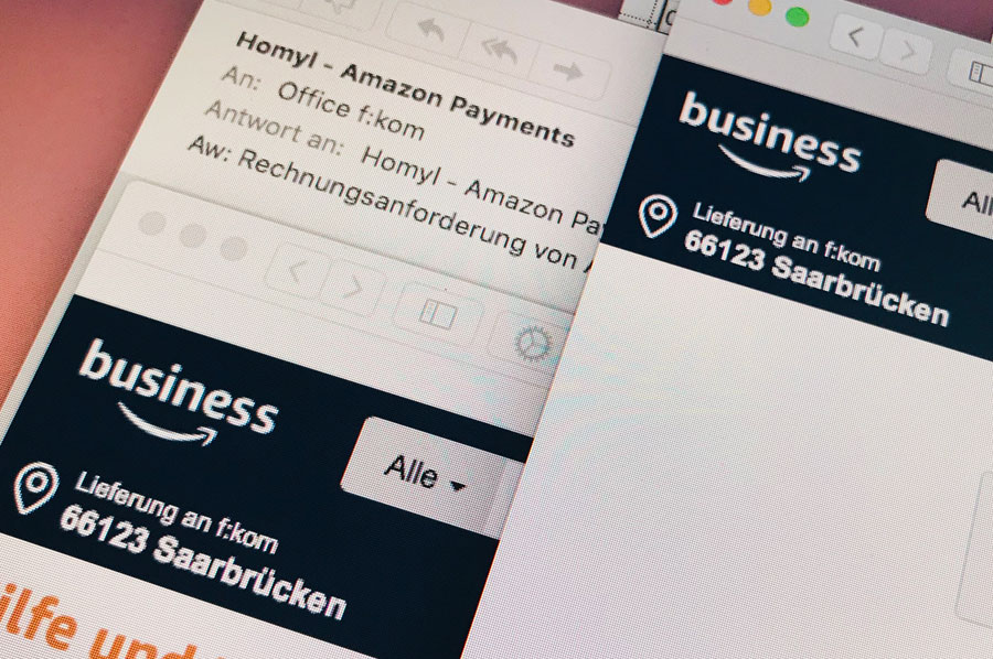 Als Business-Kunde läuft man bei Amazon den Rechnungen genauso hinterher wie der Privatkunde